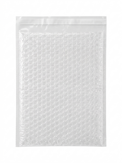 Zarf Patpat Poşeti 15 x 25 + 5 cm Ağzı Bantlı 50'li Paket