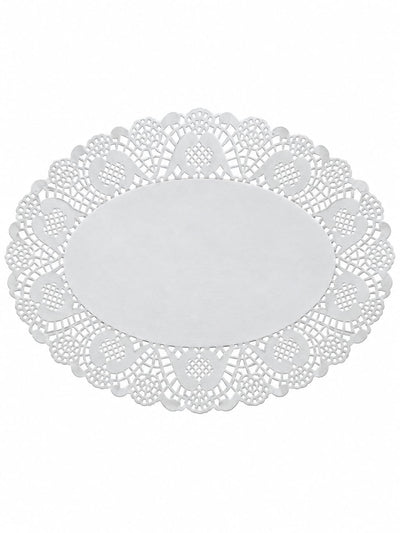 26 x 35 cm Oval Dantel Kağıt 100'lü Paket