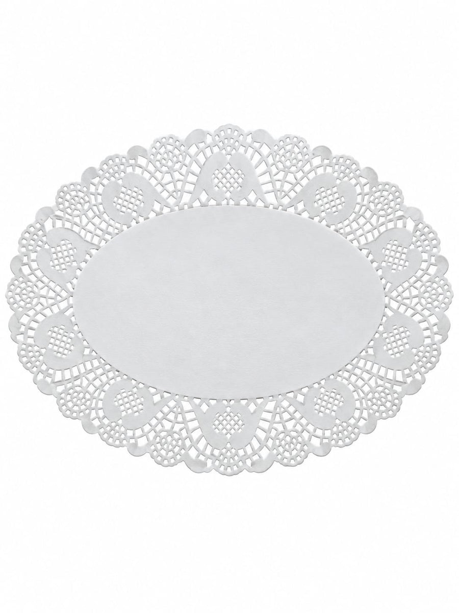 26 x 35 cm Oval Dantel Kağıt 100'lü Paket